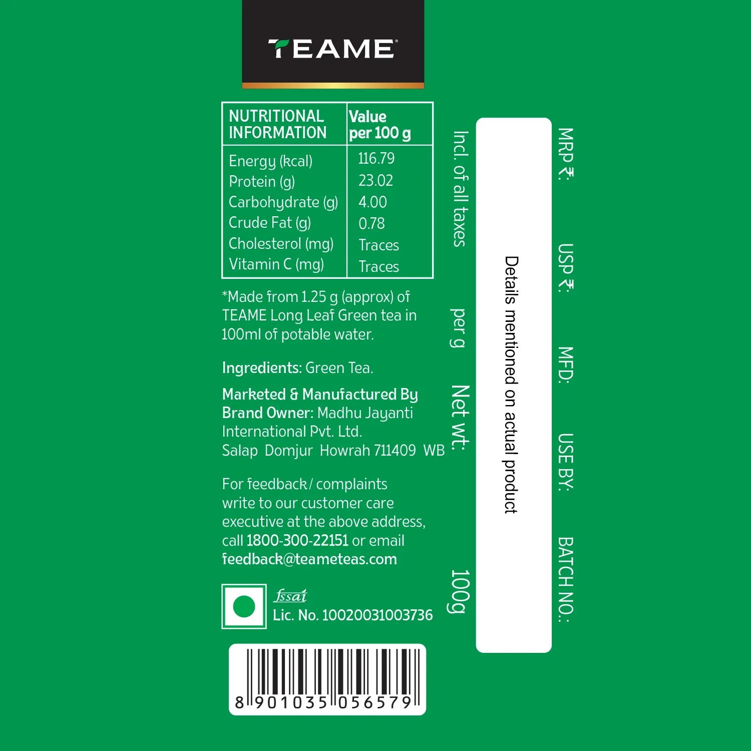 Long Leaf Green Tea - Image 6