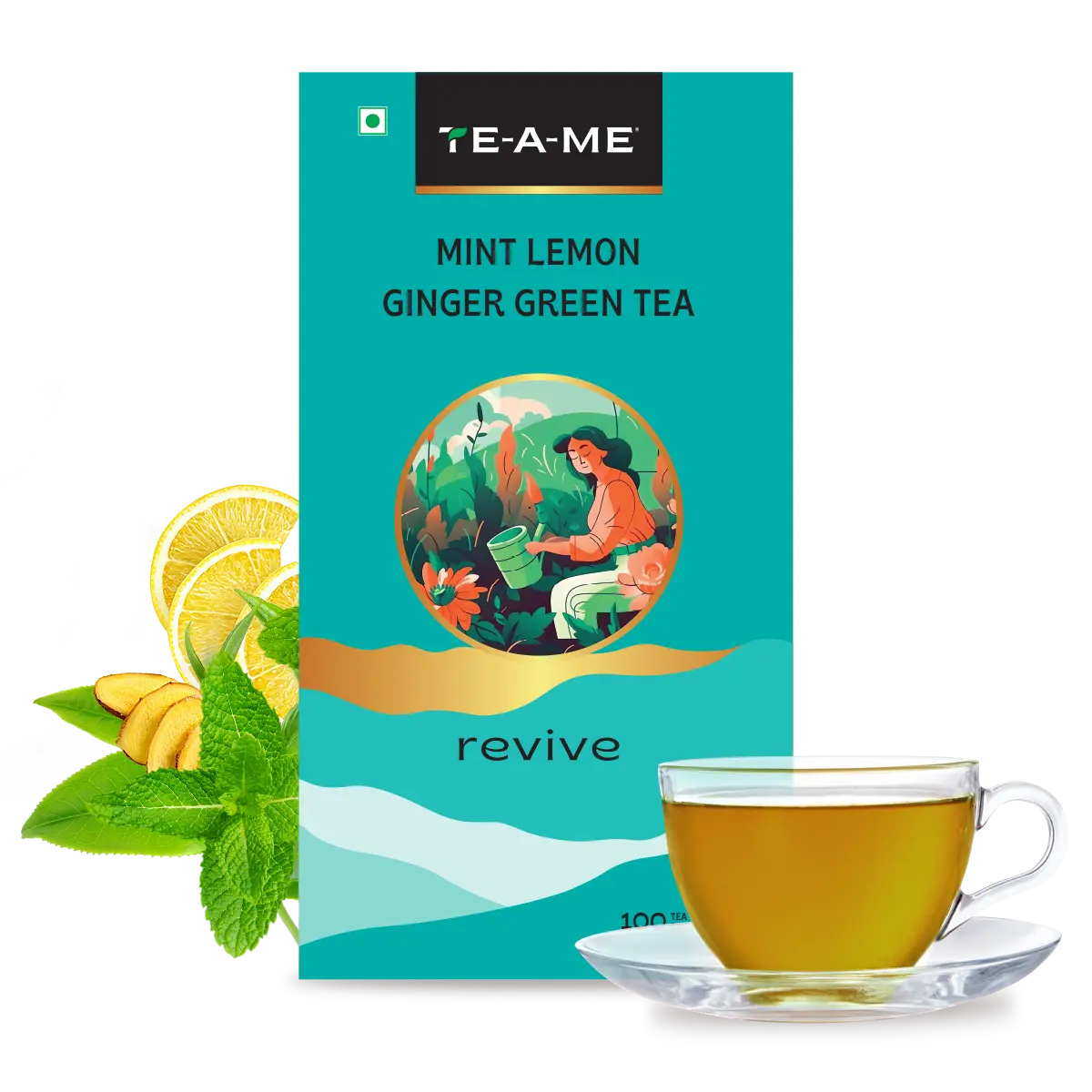 Mint Lemon Ginger Tea - Image 16