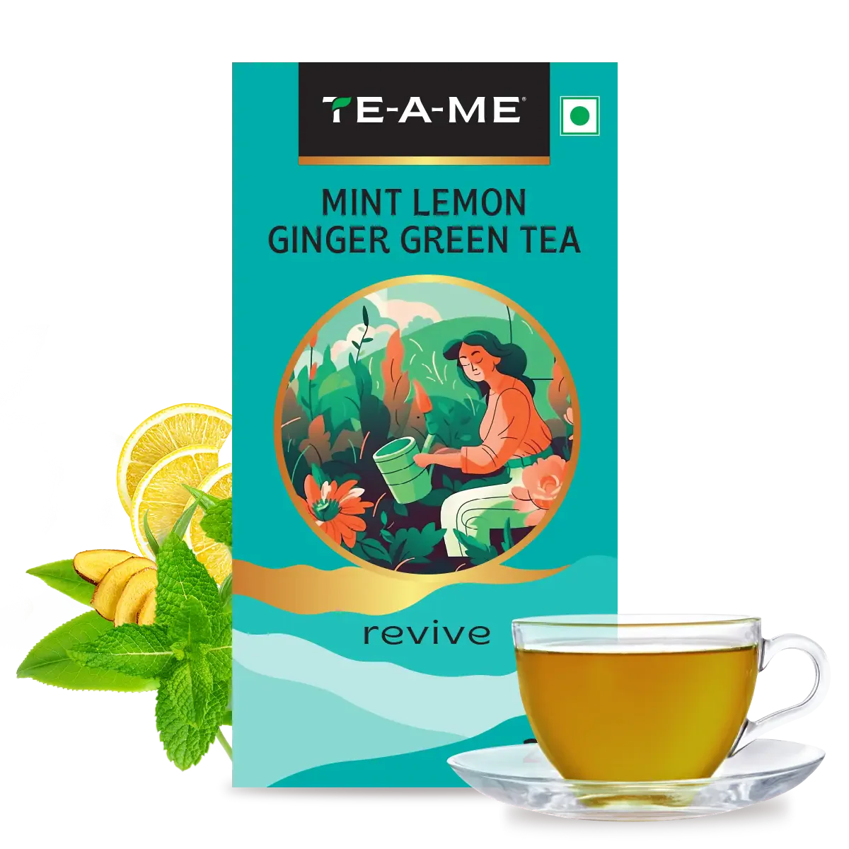 Mint Lemon Ginger Tea - Image 6