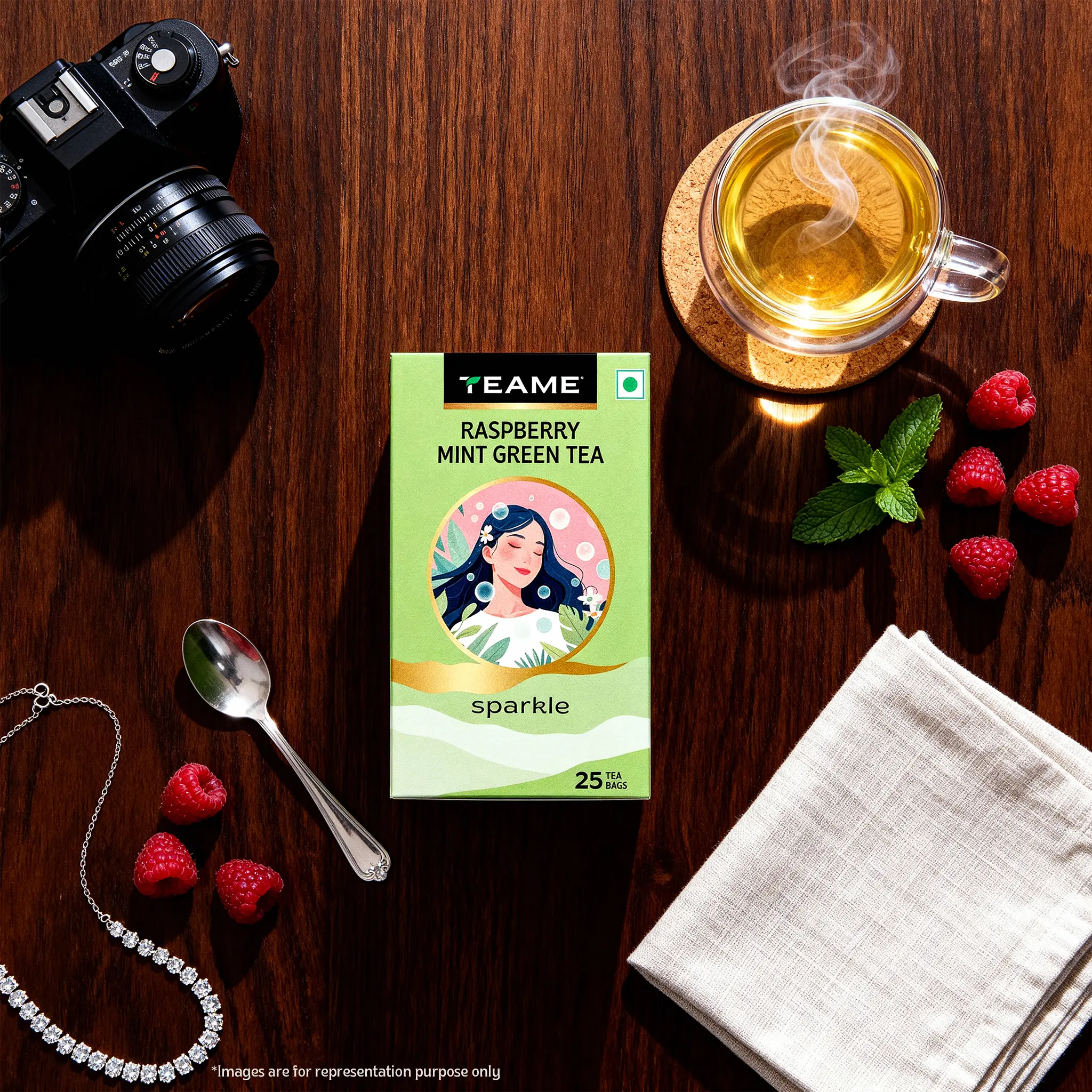 Raspberry Mint Green Tea - Image 3